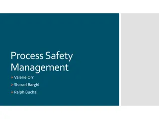 Process Safety Management in Canada