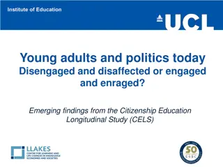 Young Adults and Politics: Disengaged or Engaged?