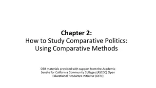 Understanding the Scientific Method in Comparative Politics