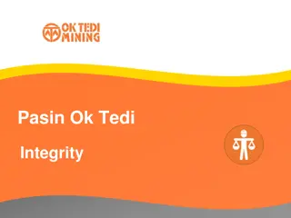 Understanding Integrity at Ok Tedi: Values and Practices