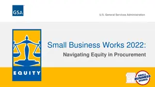 Understanding the 8(a) Business Development Program and Equity in Procurement