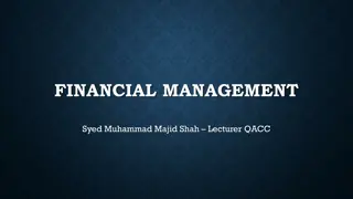 Financial Management Principles