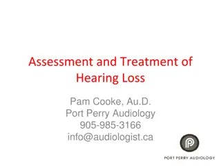 The Impact of Hearing Loss and the Role of Audiologists