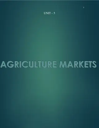 Understanding Agricultural Marketing: From Production to Consumption