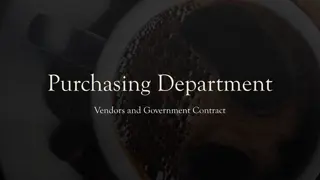 Purchasing Rules and Thresholds in Government Contracts