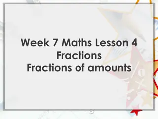 Understanding Fractions: Week 7 Maths Lesson