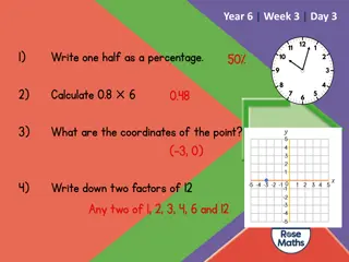 Learning About Fractions and Percentages