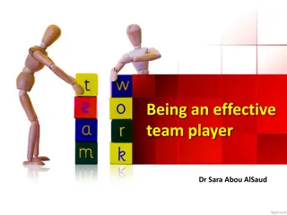 Effective Team Player in Healthcare: Dr. Sara Abou AlSaud