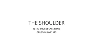 Shoulder Anatomy and Common Disorders