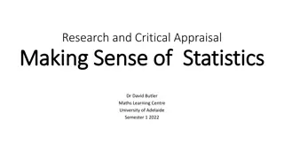 Deciphering the Role of Statistics in Research and Critical Appraisal