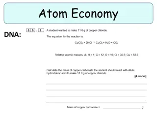 Atom Economy in Chemical Reactions