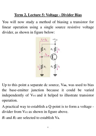 Understanding Voltage Divider Biasing in Transistors