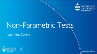 Non-Parametric Tests and Their Applications