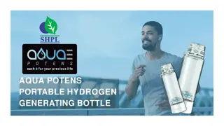 Portable Hydrogen Generating Bottle & Tumbler Benefits