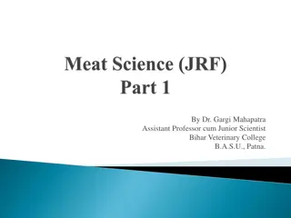 Meat Production and Slaughter Practices in Livestock Farming