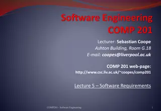 Understanding Software Requirements and Design Principles
