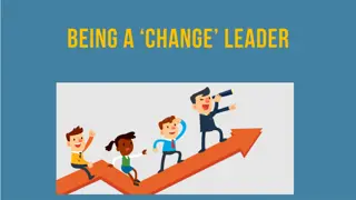 Change Leadership: Challenges and Strategies