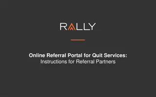 Step-by-Step Guide for Online Referral Portal in Quit Services