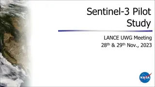 Sentinel-3 Pilot Study LANCE UWG Meeting Summary