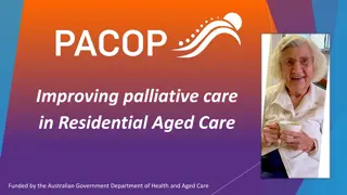 Enhancing Palliative Care in Australian Residential Aged Care