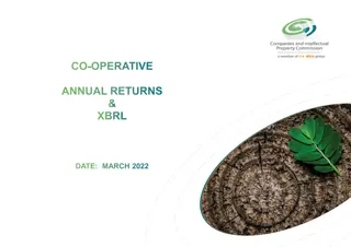 Co-operative Annual Returns & XBRL Date: March 2022