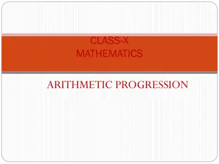 Arithmetic Progressions in Mathematics