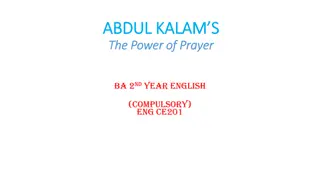 The Power of Prayer: A Glimpse into Abdul Kalam's Childhood