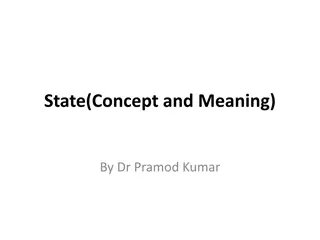 The Concept of the State by Dr. Pramod Kumar