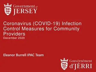 COVID-19 Infection Control Measures for Community Providers