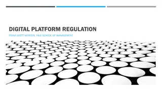 Digital Platform Regulation and Competition Strategies