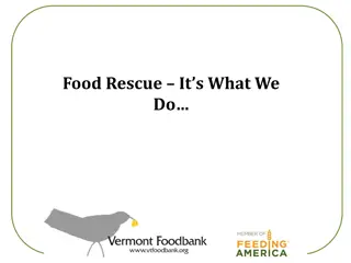 Food Rescue: Vermont's Hunger Relief Efforts and Food Safety Initiatives
