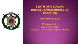 Duties of Basileus and Vice Basileus in Omega Psi Phi Fraternity