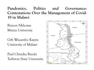 Contestations Over Covid-19 Management in Malawi: Insights into Governance