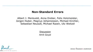 Non-Standard Errors in Research Methods