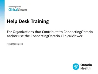 ConnectingOntario Help Desk Training & Maintenance Guide
