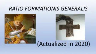 Evolution of the Ratio Formationis Generalis in Congregational Formation