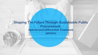 Sustainable Public Procurement Initiatives in Jamaica
