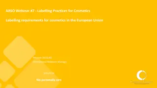 Labelling Practices for Cosmetics in the European Union