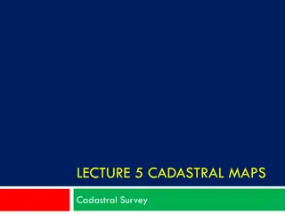 Cadastral Mapping Components and Data Sources