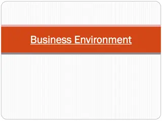 Business Environment and Objectives