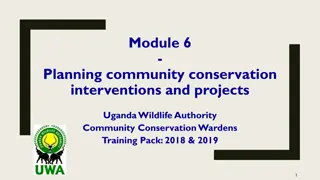 Conservation Project Planning Basics