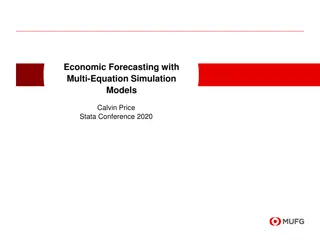 Economic Forecasting with Simulation Models