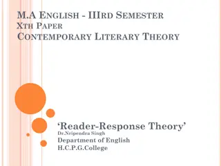 Reader-Response Theory in Literary Criticism