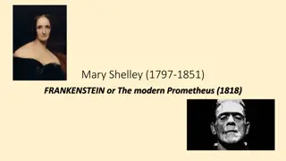 Mary Shelley and Her Masterpiece: Frankenstein