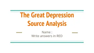 The Great Depression Source Analysis Insights