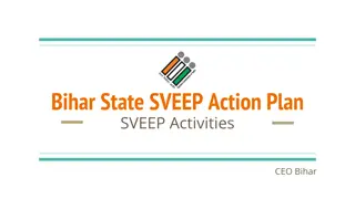 Bihar State SVEEP Action Plan & Activities Overview