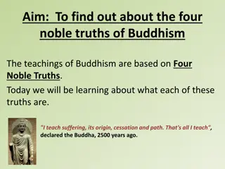 The Four Noble Truths of Buddhism