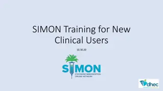 SIMON Training for New Clinical Users - Comprehensive Guide