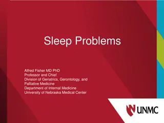 Sleep Problems in Older Adults