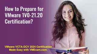 1V0-21.20: Associate VMware Data Center Virtualization | Sample Q & A